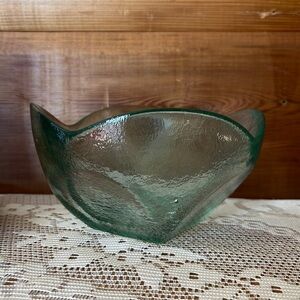 Flower Shaped Glass Dish